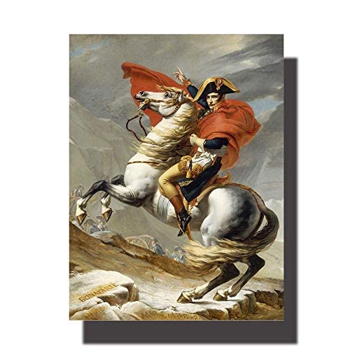 Amazon｜ウォールアート古典的なナポレオンボナパルトの肖像画の絵画